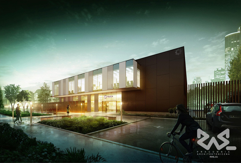 Elbląg, Według projektu łódzkich architektów tak miałaby wyglądać nowa komenda policjiw Elblągu (wizualizacja) Elbląg, Według projektu łódzkich architektów tak miałaby wyglądać nowa komenda policjiw Elblągu (wizualizacja)