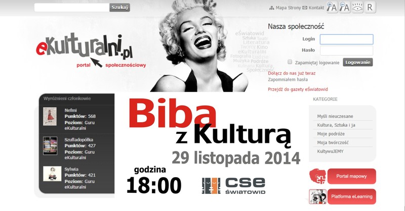 Biba z kulturą już w sobotę