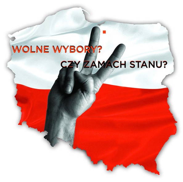 Elbląg, Grafika przygotowana przez organizatorów marszu Elbląg, Grafika przygotowana przez organizatorów marszu