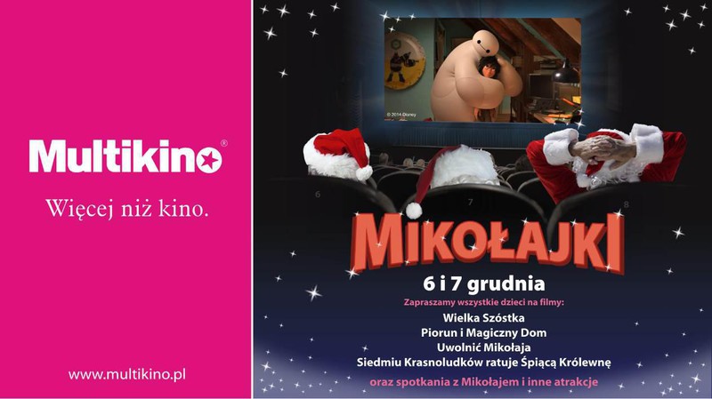Elbląg, Mikołajkowy weekend w Multikinie Elbląg, Mikołajkowy weekend w Multikinie