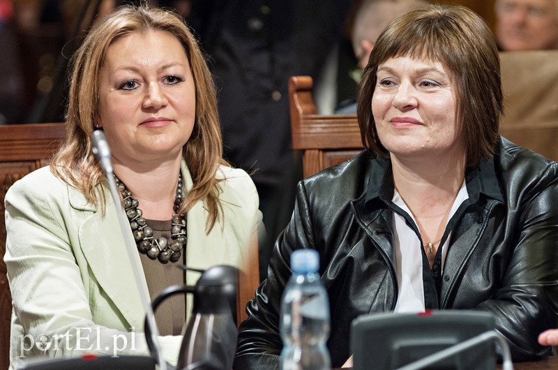 Elbląg, Na zdj. od lewej: Małgorzata Adamowicz (PiS) i Małgorzata Adamowicz (PO) Elbląg, Na zdj. od lewej: Małgorzata Adamowicz (PiS) i Małgorzata Adamowicz (PO)