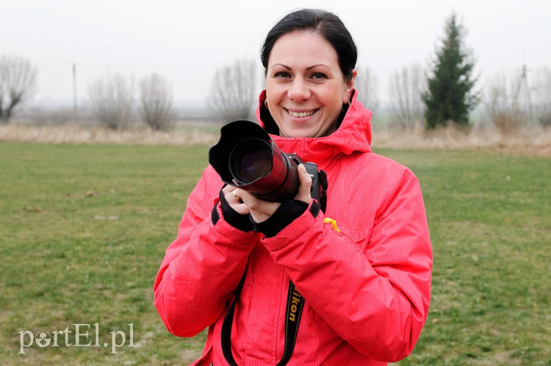 Elbląg, Pani Monika z aparatem