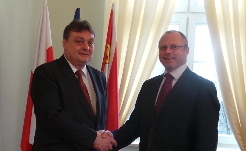 Elbląg, Nowy prezydent Elbląga gościem marszałka Elbląg, Nowy prezydent Elbląga gościem marszałka
