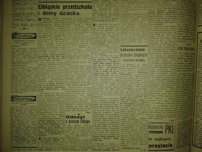 Elbląg, Elbląskie przedszkola i domy dziecka
