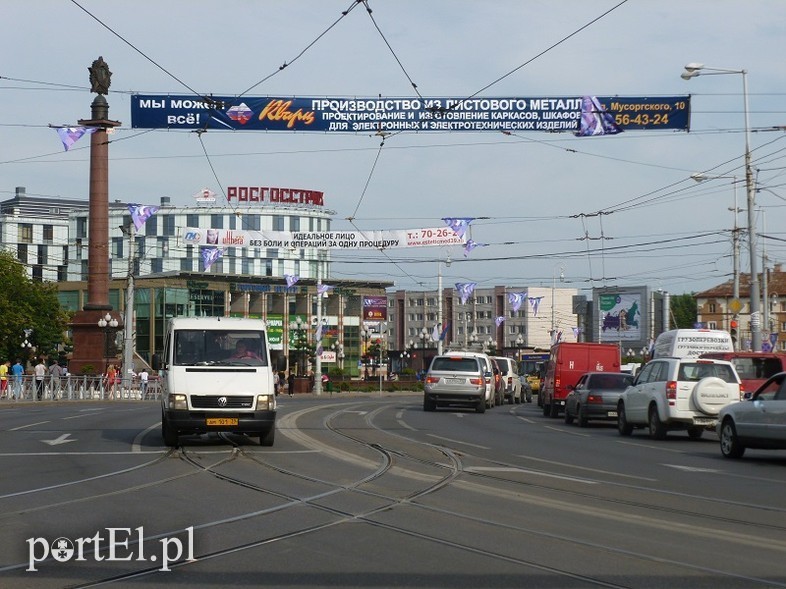 Elbląg, Jedna z głównych ulic Kaliningradu