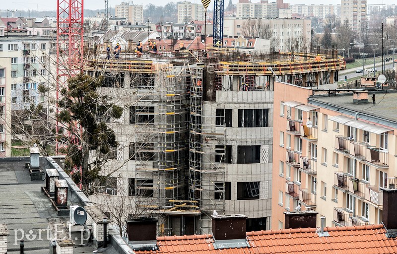 Elbląg, Postęp w pracach budowlanych jest widoczny gołym okiem Elbląg, Postęp w pracach budowlanych jest widoczny gołym okiem