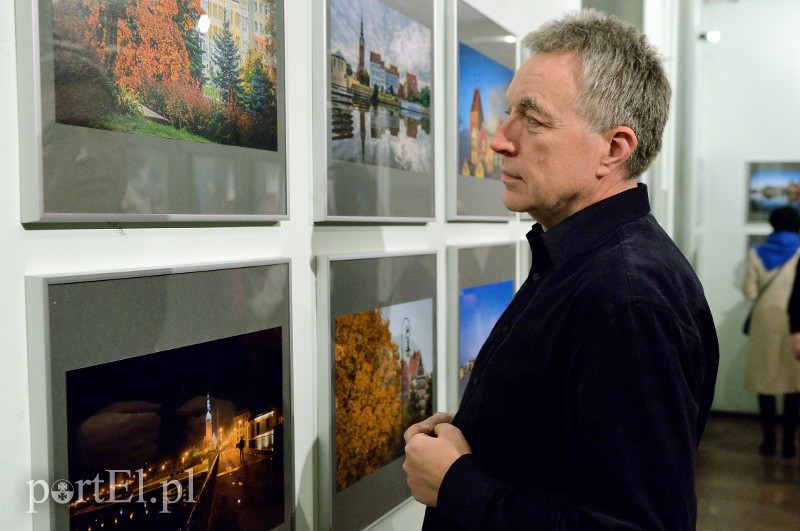 Elbląg, W Galerii Elbląskiej Ryszard Siwiec prezentuje swoje spojrzenie na miasto