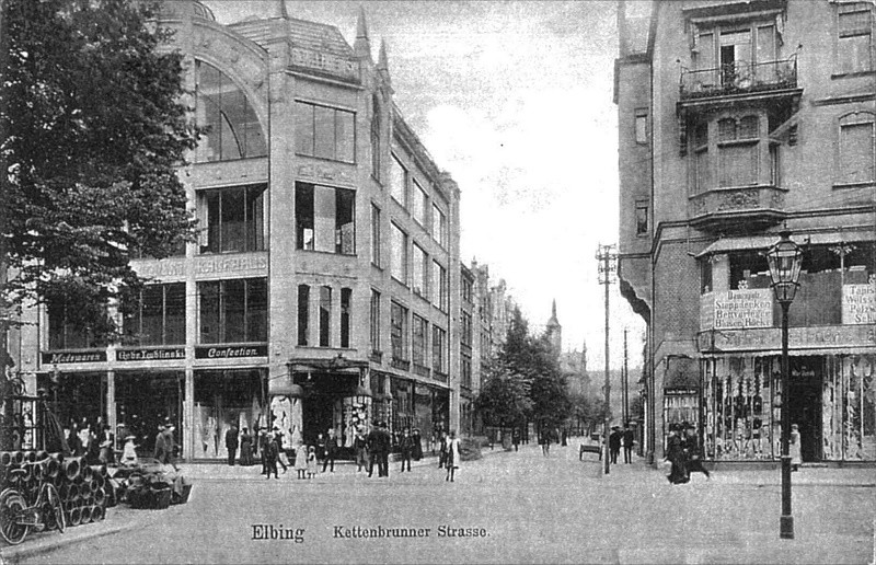 Elbląg, Przedwojenny dom towarowy Braci Lublinskich Elbląg, Przedwojenny dom towarowy Braci Lublinskich