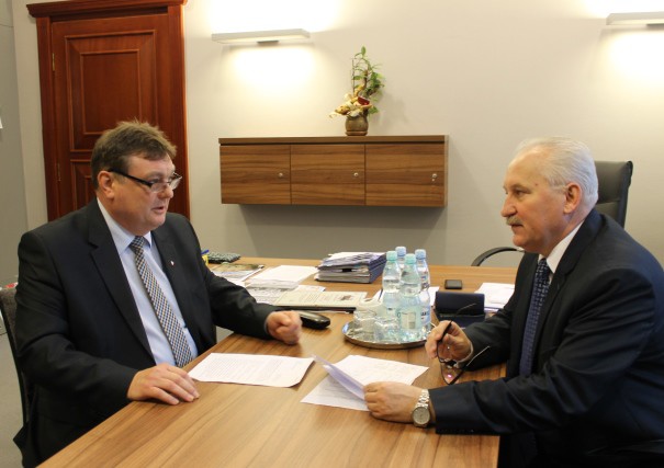 Elbląg, Marszałek gościem prezydenta miasta Elbląg, Marszałek gościem prezydenta miasta