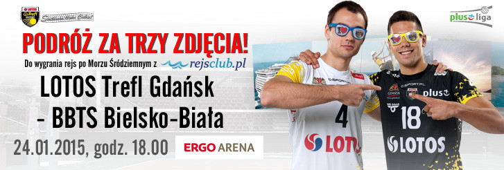 Elbląg, LOTOS Trefl kontra BBTS: oni wygrali bilety Elbląg, LOTOS Trefl kontra BBTS: oni wygrali bilety