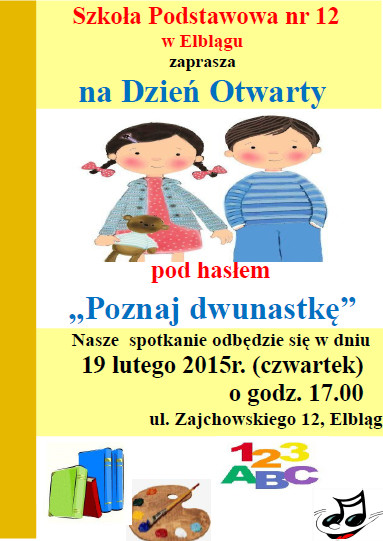 Elbląg, Dzień otwarty w SP nr 12