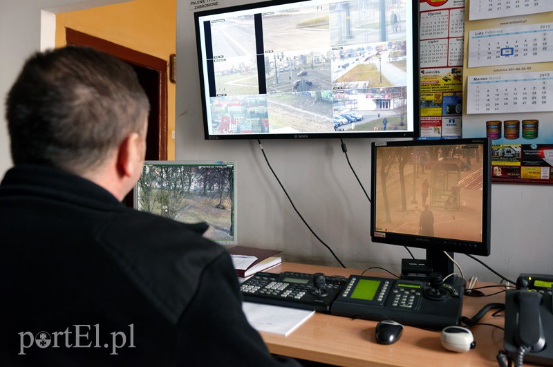 Elbląg, Na to, co "widzą" kamery ma oko operator monitoringu Elbląg, Na to, co "widzą" kamery ma oko operator monitoringu