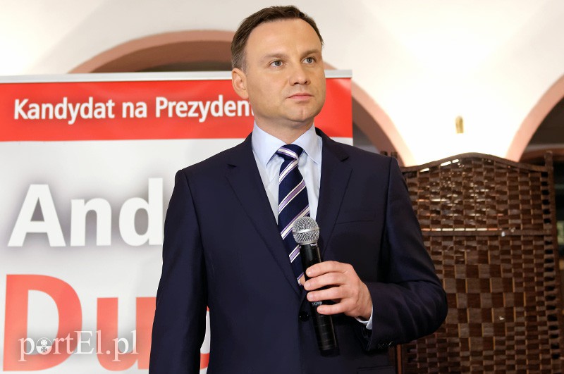 Elbląg, Kandydat PiS na prezydenta RP Andrzej Duda odwiedził dziś Elbląg