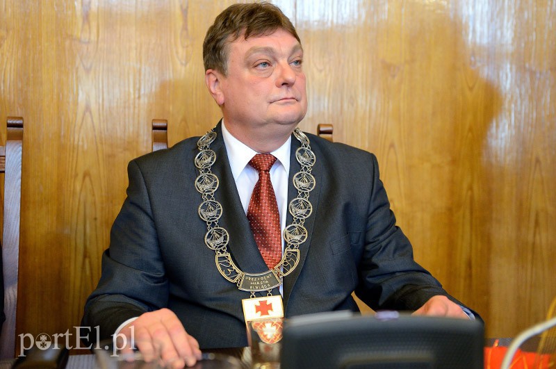 Elbląg, Witold Wróblewski tuż po zaprzysiężeniu: 5 grudnia 2014 r.
