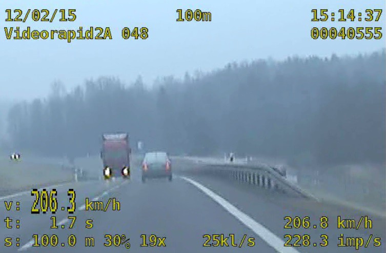Elbląg, Jechał 206 km/h. Usłyszał wyrok sądu Elbląg, Jechał 206 km/h. Usłyszał wyrok sądu