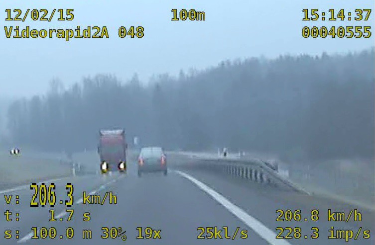 Elbląg, Jechał 206 km/h. Usłyszał wyrok sądu