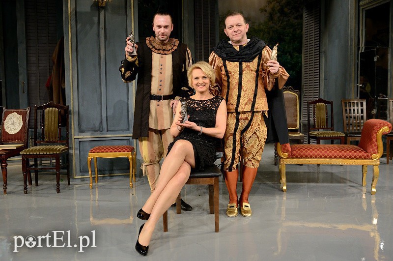 Elbląg, Ubiegłoroczni laureaci Aleksandrów: Beata Przewłocka, Marcin Tomasik, Lesław Ostaszkiewicz Elbląg, Ubiegłoroczni laureaci Aleksandrów: Beata Przewłocka, Marcin Tomasik, Lesław Ostaszkiewicz