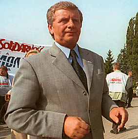 Elbląg, Mirosław Kozłowski, przewodniczący elbląskiej Solidarności Elbląg, Mirosław Kozłowski, przewodniczący elbląskiej Solidarności