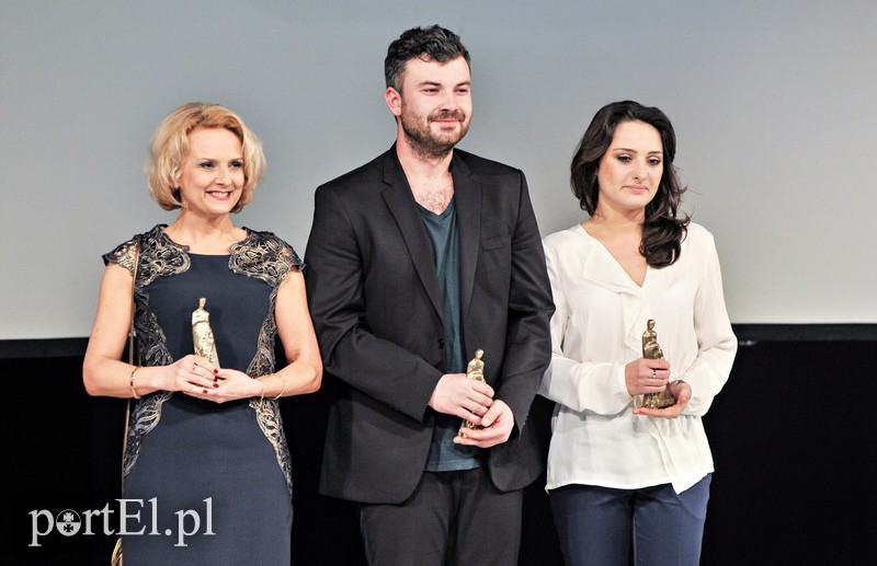 Elbląg, Laureaci-aktorzy: Beata Przewłocka, Piotr Szejn, Aleksandra Wojtysiak Elbląg, Laureaci-aktorzy: Beata Przewłocka, Piotr Szejn, Aleksandra Wojtysiak
