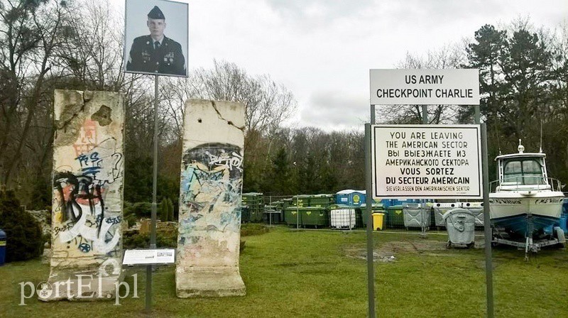 Elbląg, Mur berliński w Elblągu!