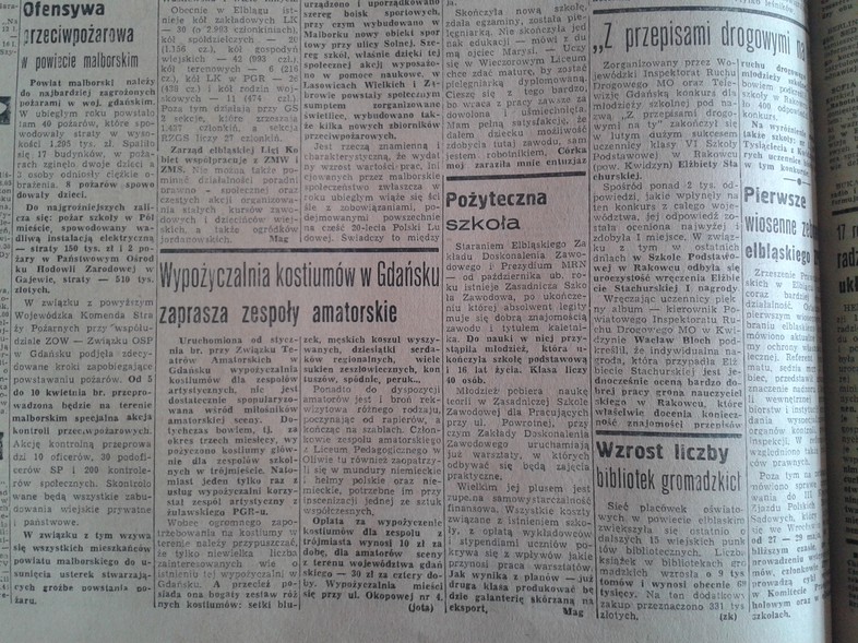 Elbląg, Wzrost liczby bibliotek gromadzkich Elbląg, Wzrost liczby bibliotek gromadzkich