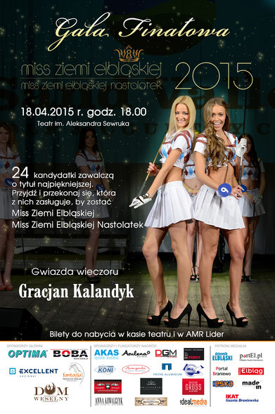 Elbląg, Gala Miss Ziemi Elbląskiej 2015: oni wygrali zaproszenie Elbląg, Gala Miss Ziemi Elbląskiej 2015: oni wygrali zaproszenie
