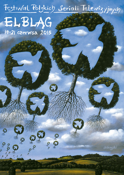 Elbląski Festiwal promowany przez plakat znanego artysty