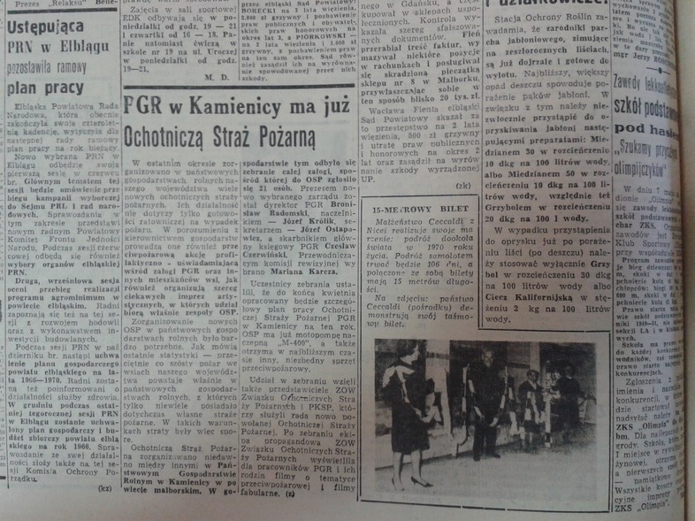 Elbląg, 15-metrowy bilet