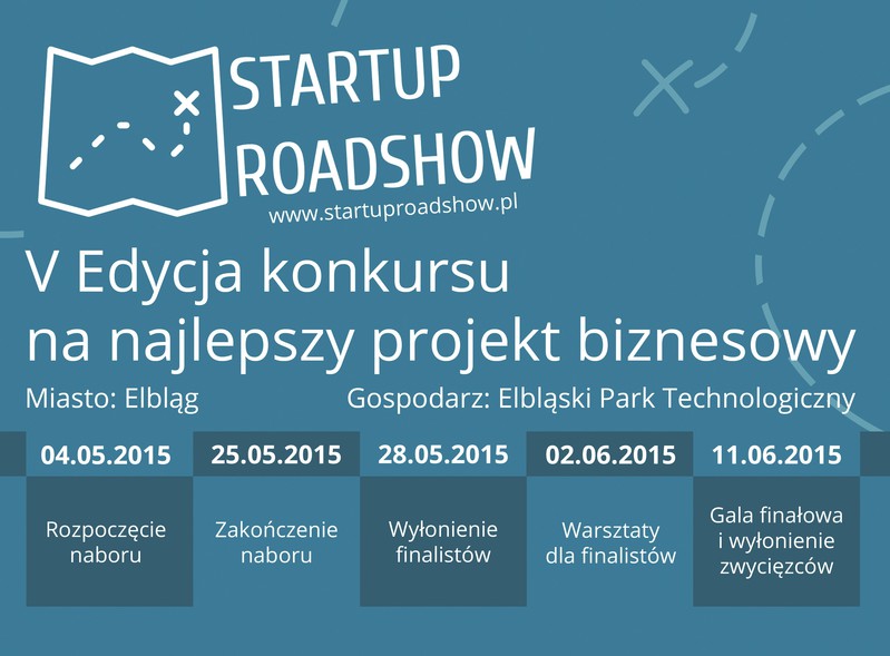 Elbląg, 100 000  zł na Twój pomysł! Dołącz do Startup Roadshow