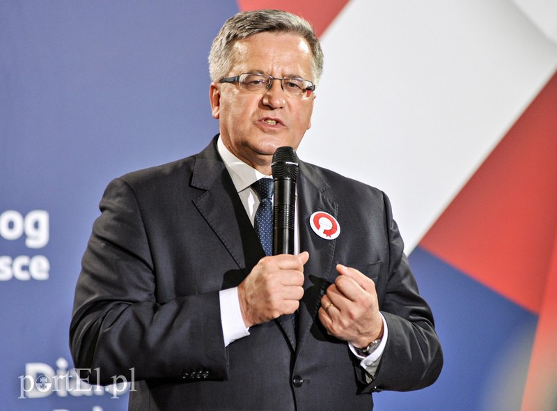 Elbląg, Bronisław Komorowski w Elblągu