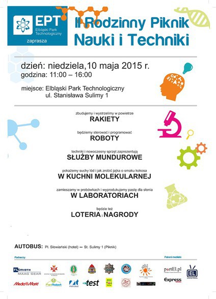 Elbląg, Roboty, rakiety, eksperymenty. Piknik w EPT Elbląg, Roboty, rakiety, eksperymenty. Piknik w EPT
