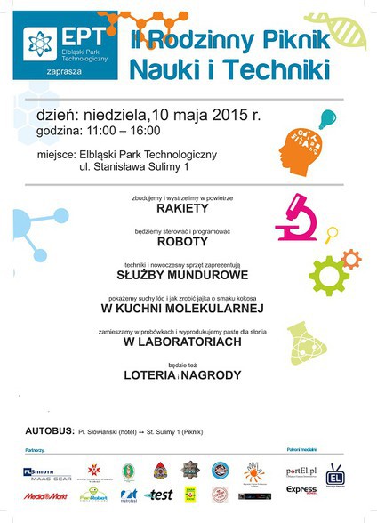 Elbląg, Roboty, rakiety, eksperymenty. Piknik w EPT