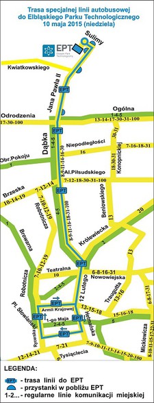 Elbląg, Specjalna linia na niedzielny Piknik w EPT Elbląg, Specjalna linia na niedzielny Piknik w EPT