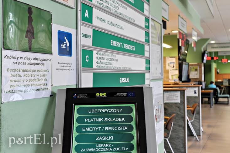 Elbląg, W Zakładzie Ubezpieczeń Społeczenych petenci znajdą informację, gdzie mogą przewinąć dziecko Elbląg, W Zakładzie Ubezpieczeń Społeczenych petenci znajdą informację, gdzie mogą przewinąć dziecko