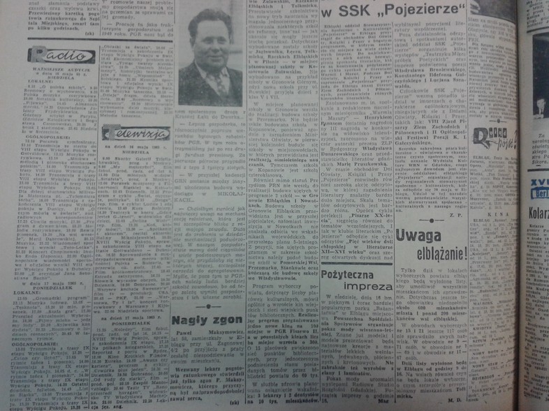 Elbląg, Pożyteczna impreza
