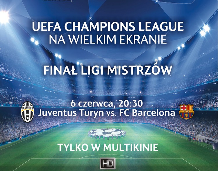 Elbląg, Finał Ligi Mistrzów UEFA 6 czerwca w Multikinie!