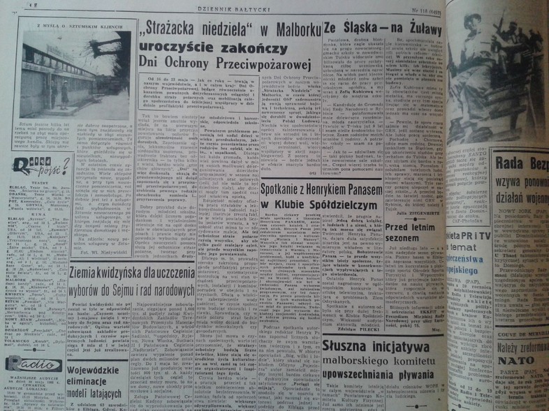 Elbląg, Przed letnim sezonem Elbląg, Przed letnim sezonem