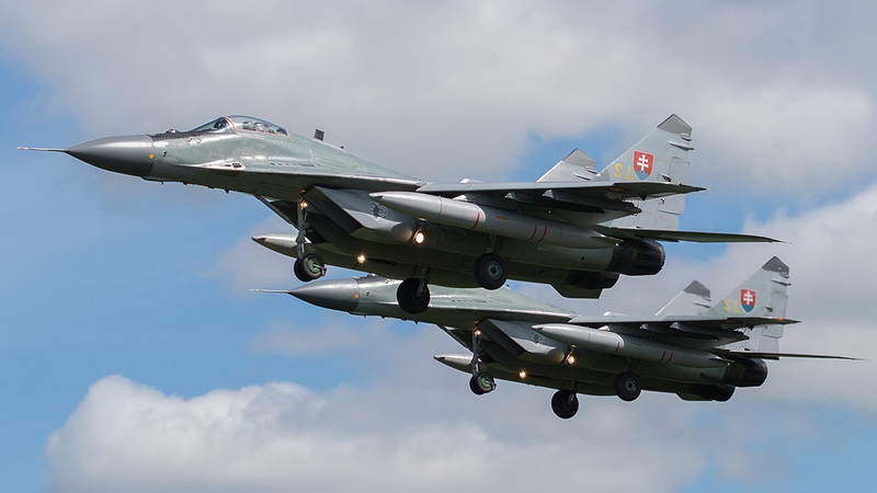 Elbląg, Słowacy w 22. Bazie Lotnictwa Taktycznego