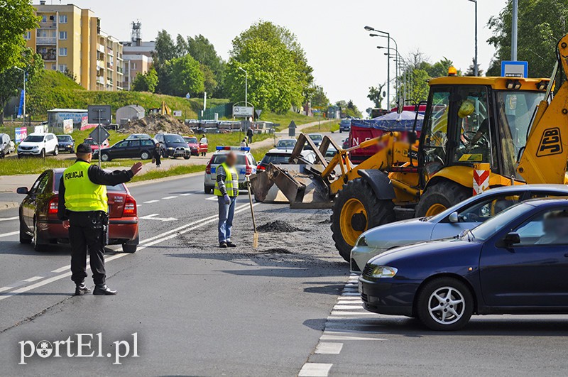 Elbląg, Kierowca zgubił ładunek