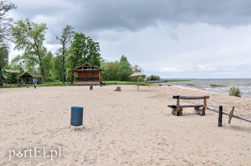 Elbląg, Tak obecnie wygląda plaża w Suchaczu