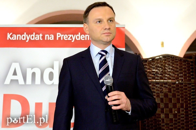 Elbląg, Andrzej Duda - według wyników sondażowych - wygrał tegoroczne wybory prezydenckie