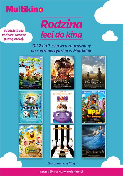 Elbląg, Dziewięć filmów w ofercie Rodzina leci do kina Elbląg, Dziewięć filmów w ofercie Rodzina leci do kina
