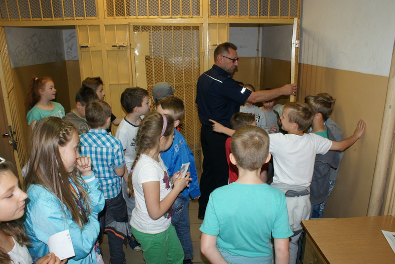 Elbląg, Trzecioklasiści odwiedzili komendę Elbląg, Trzecioklasiści odwiedzili komendę