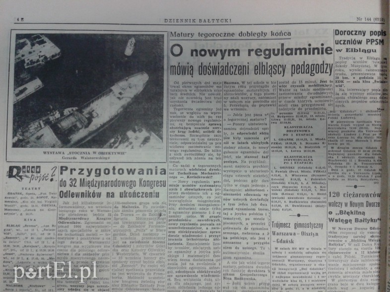 Elbląg, Doroczny popis uczniów PPSM w Elblągu