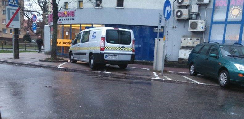 Elbląg, Jedno ze zdjęć dokumentujących pracę Straży Miejskiej Elbląg, Jedno ze zdjęć dokumentujących pracę Straży Miejskiej