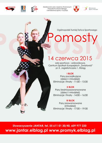 Elbląg, Taneczne „Pomosty” już w niedzielę Elbląg, Taneczne „Pomosty” już w niedzielę