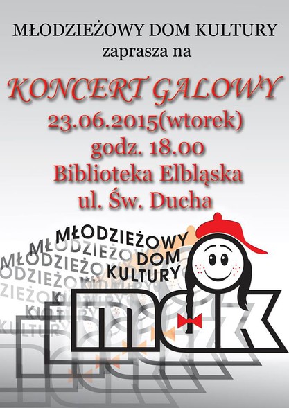 Elbląg, Koncert galowy MDK Elbląg, Koncert galowy MDK