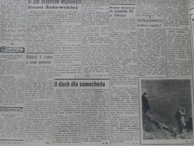 Elbląg, O dach dla samochodu