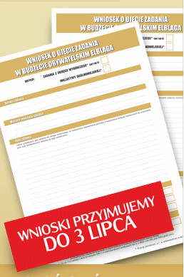 Elbląg, Wnioski do Budżetu Obywatelskiego tylko do piątku Elbląg, Wnioski do Budżetu Obywatelskiego tylko do piątku