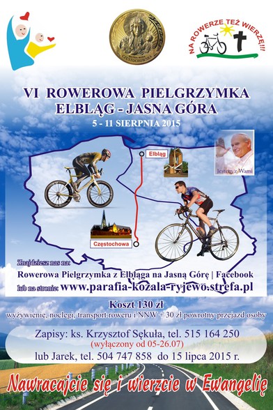 Elbląg, Na rowerze do Częstochowy? Dlaczego nie? Elbląg, Na rowerze do Częstochowy? Dlaczego nie?